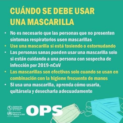 utf8_encode(Uso del tapabocas OMS)